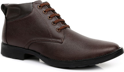 

Escaro Men's Lace Up Boots For Men(Brown