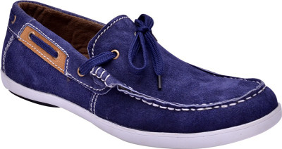 

Prolific Hijack Leather Boat Shoes For Men(Blue, Tan)