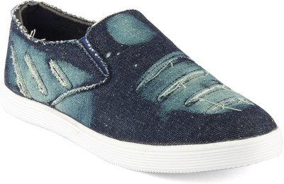 

APF Cut Denim Casuals Casuals For Men(Blue), Denim blue