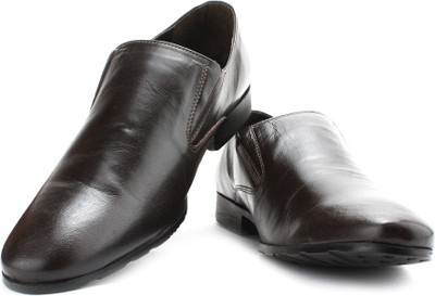 

Red Tape Men Genuine Leather Slip on Shoes For Men(Black, Brown