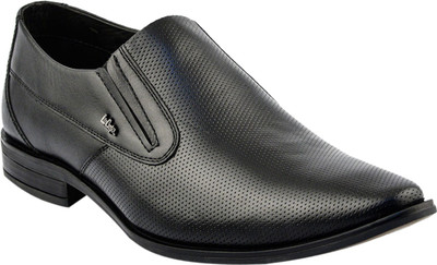 

Lee Cooper Men Genuine Leather Slip On Shoes For Men(Black)