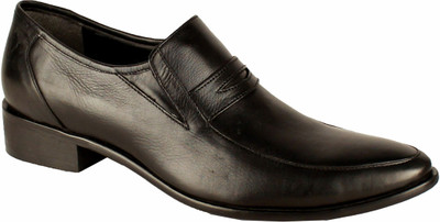 

Salt N Pepper 14-703 Senator Black Slip On Shoes For Men(Black), Plainblack