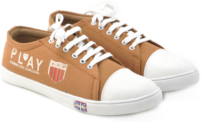 

Boysons smart men Canvas Shoes For Men(Tan