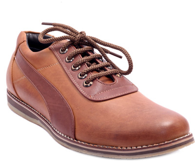 Jroland Sugar Leonard Party Wear For Men(Brown), Tan