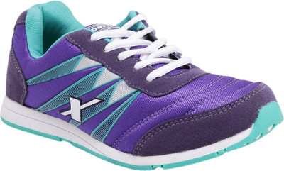 

Sparx Stylish Purple & Green Running Shoes For Women(Purple, Green