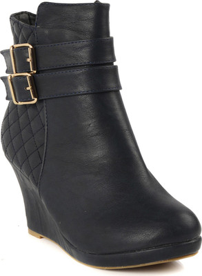

Flat n Heels Boots For Women(Navy)
