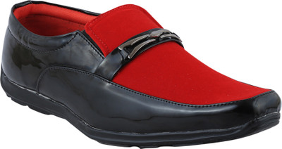 

SanMega Corporate Casuals For Men(Red)