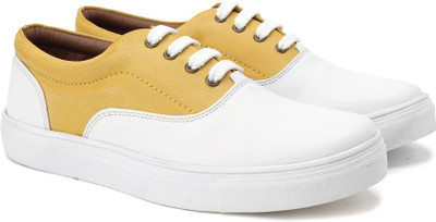 

Knotty Derby Sneakers For Women(Yellow, White+yellow