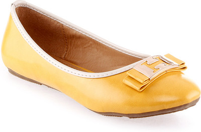 60% OFF on Kielz Ladies Footwear Flats Belly Bellies For Women(Yellow)