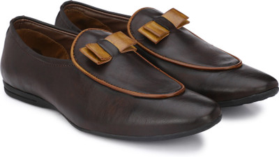 

Prolific Bows Slip On For Men(Brown