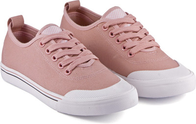 

DeVEE Old Pro-School Trainer Pink Canvas Shoes For Women(Pink