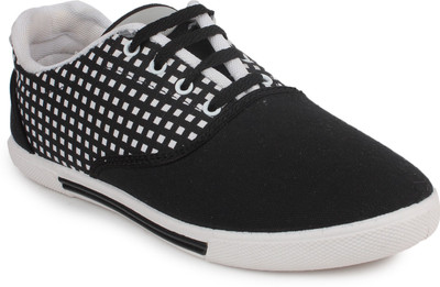 

11e 11e Black Canvas Casual Shoes Canvas Shoes For Men(Black)
