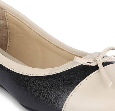 Chemistry Contrast Toe Ballerinas