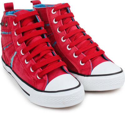 

Shoetopia Canvas Shoes For Women(Red