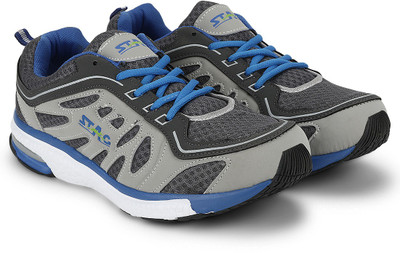 

Stag Gripper Running Shoes For Men(Grey, Blue