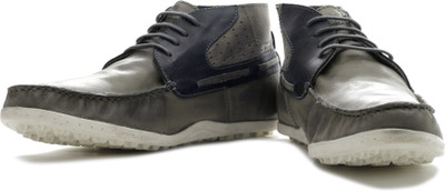 

Lee Cooper Men Genuine Leather Corporate Casuals For Men(Grey, Navy)