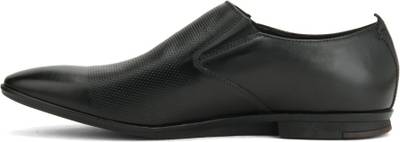 Clarks Kinver Step Black Leather Slip On