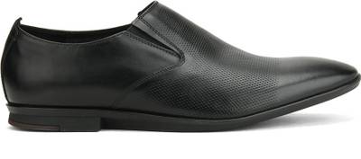 Clarks Kinver Step Black Leather Slip On