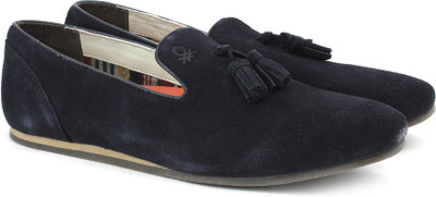 

United Colors of Benetton 16A8SUEDFW38I Loafers For Men(Blue, 902