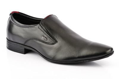 

Lee Cooper Men Genuine Leather Slip On Shoes For Men(Black)