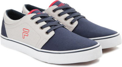 

Fila KAREL Canvas Shoes For Men(Blue, Nvy/lt gry/rd