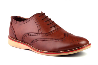 

Fentacia Brogue Casuals For Men(Brown)
