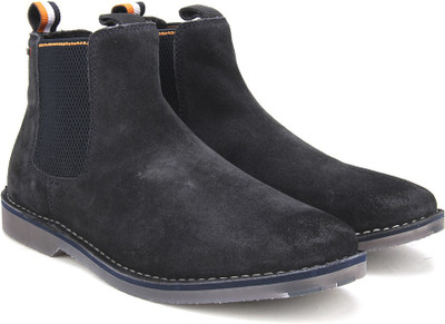 

Superdry DAKAR CHELSEA BOOT Boots For Men(Black, Dark navy