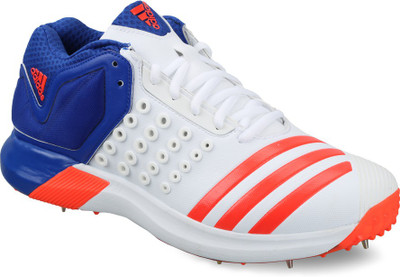 

ADIDAS ADIPOWER VECTOR MID Men Cricket Shoes For Men(Blue, Red, White, Ftwwht/solred/boblue
