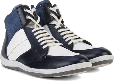 

Peter England PE Mid Ankle Sneakers For Men(Multicolor, Navy