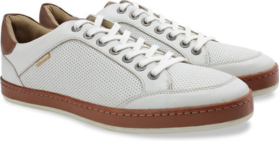 

U.S. Polo Assn Leather Casual Mid ankle Sneakers For Men(White