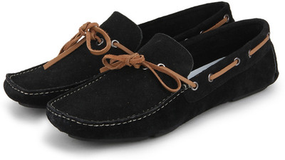 

Knotty Derby Riddle Loafer Driving Shoes For Men(Black, Brown