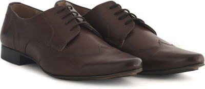 

Knotty Derby Elphias Wing Cap Derby Lace up For Men(Brown