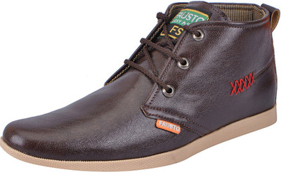 FAUSTO Sneakers For Men(Brown)