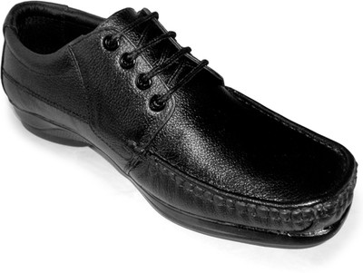 

Rockland Geniune Leather Lace Up Shoes For Men(Black