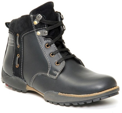 

Bacca Bucci Black Boots For Men(Black