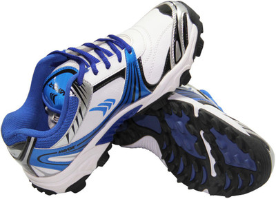 

Mayor Kent Cricket Shoes For Men(White, Blue)