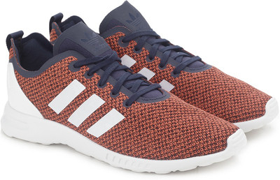 

ADIDAS ORIGINALS ZX FLUX ADV SMOOTH W Sneakers For Women(Orange, Navy, Conavy/cwhite/vivred