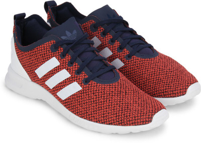 

ADIDAS ORIGINALS ZX FLUX ADV SMOOTH W Sneakers For Women(Orange, Navy, Conavy/cwhite/vivred