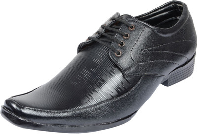 

Oora CB-83005/2101-D-SHINELINE-D-BLK_6_Black Lace Up For Men(Black