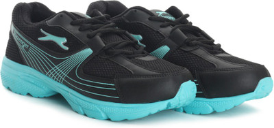 

Slazenger Melbourne Running Shoes For Men(Black, Black / sea green