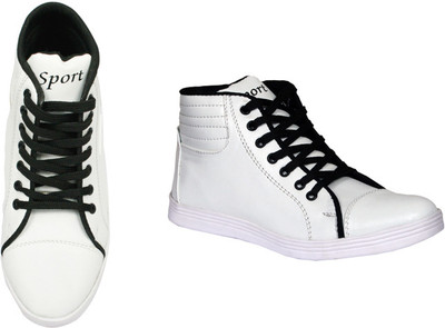 

Sukun BR_701_Wht Sneakers For Men(White, Black