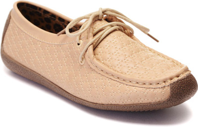 

Flat n Heels Casual Shoes For Women(Beige)