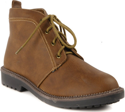 

Flat n Heels Boots For Women(Khaki)