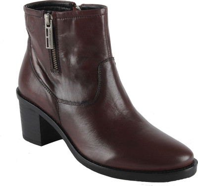 

Salt N Pepper 14-461 Elle Wine Boots Boots For Women(Maroon