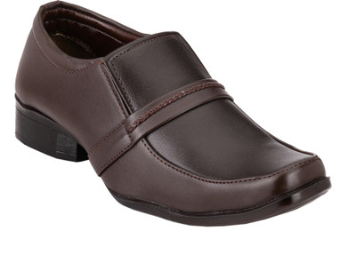 

Shoe Smith SS1089 Slip On Shoes For Men(Brown)