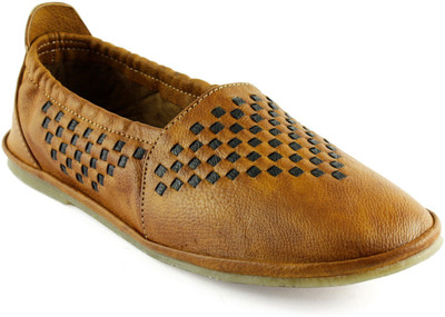 

DeVEE Fox Checkered Tan Mojaris For Men(Tan