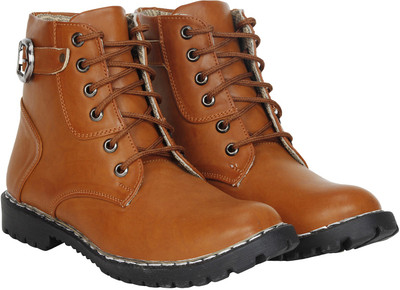 

Kraasa Live Up Boots For Men(Tan
