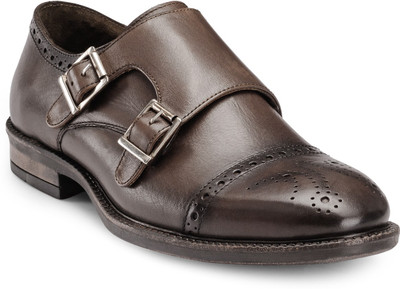 

Teakwood Monk strap Lace Up For Men(Brown