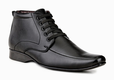

Mactree Cuban Lace Up Shoes For Men(Black)