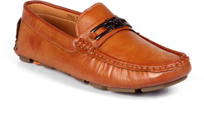 

Levanse Leather driving Loafers For Men(Tan, Matte tan